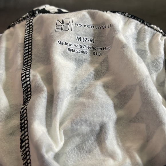 Black and white leggings size M - Picture 2 of 3